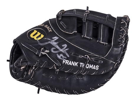 1998 Frank Thomas Game Used & Signed Wilson A2800 First Basemans Glove (PSA/DNA & JSA)